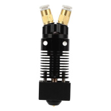 Dual Extruder Hotend for CR-10 3, 2-in-1 Out Dual-Input 0.4mm Nozzle with Double Gear Feeder