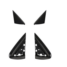 Car Water Trough Triangular Panel Assembly Side View Mirror Triangle Garnish 9025EQ 9025EP for C4 2004-2010