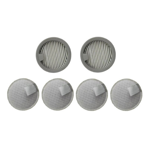 6PCS Vacuum Filter Set Compatible with  Mijia P30 E204 Vacuum Cleaner Replacement Dust Filter Parts