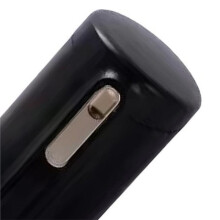 Portable Cup-Style Dispenser Bottle (for Body Wash, Lotion, Etc.) - Push-Pump, Refillable, Leak-Proof Black