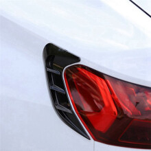 For A3 A3L 2021 2022 Car Rear Tail Light Lamp Cover Trim Decoration Sticker Exterior Accessories Bright Black