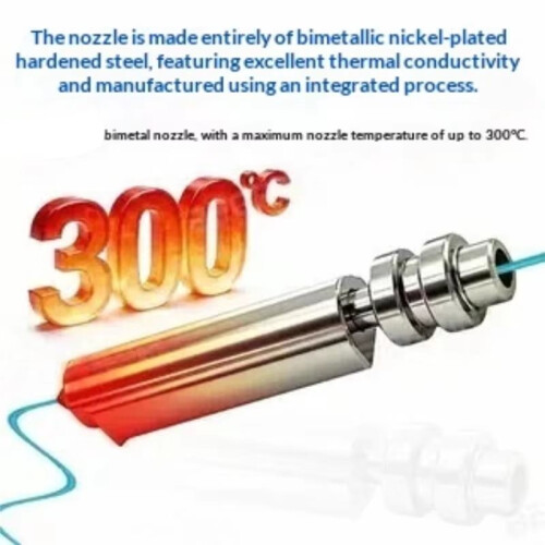 3D Printer Extruder Nozzles 0.6/0.8mm Durable Replacement Parts for  Kobra X/4 A