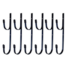 6-Pack Pool Pole Hangers , Metal Brackets for Pool and Garden Tools