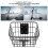 Iron Wire Front Basket Universal Storage Cargo Basket for Electric Scooter Bicycle with Mounting Bracket 5