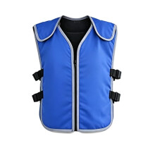 Koelvest met 20 IJs Packs, Verstelbaar IJs Vest voor Mannen & Vrouwen, Reflecterende Koeljas voor Heet Weer, Motor