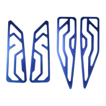 Plaques de Repose-Pieds de Moto, Marches Décoratives Antidérapantes, Accessoires de Repose-Pieds pour  150X