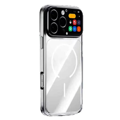 New Dynamic Intelligent Screen Phone Protective Case Photo Transfer Video Playback Touch Screen for  17Pro Max