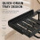 Adjustable over-Faucet Shelf Organizer, No Drill Foldable Sink Shelf with Drain Rack White 4