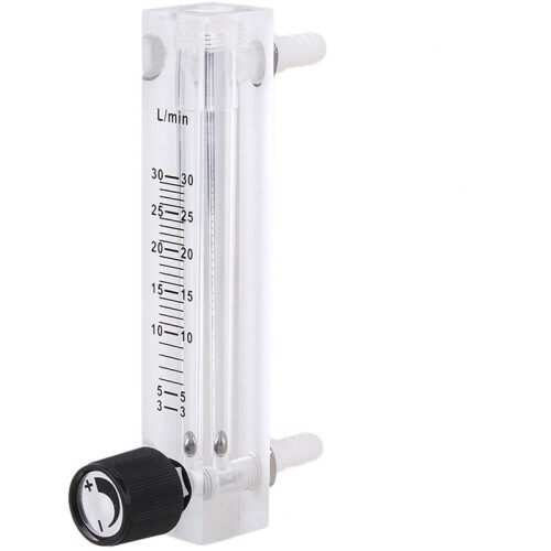 Multicolor Acrylic 3-30LPM LZQ-7 Oxygen Air Gas Flowmeter with Control Valve for Oxygen Adjustable 1