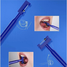 1set Children'S Tongue Muscle Training Tools - Oral Stimulation & Speech Therapy Aid,Portable Tongue Exerciser Tool