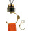 Bathroom Wall Hand Towel Holder with Candle/Aromatherapy Holder, Multi-Functional Wall Hooks, Candle Holders 1