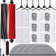 Compatible with for S8 Pro Ultra Robot Vacuum,Roller Brush, Mop Cleane Brush,Mop Pads,Hepa Filters,2 Tool