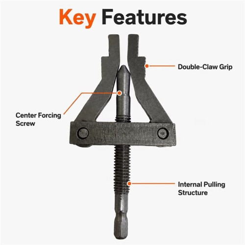 3pcs Broken Pipe Extractor Pipe Extractor Tool Broken Thread Puller Hex Shank Power Drill for PPR PVC Plastic Pipes 2
