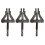 3pcs Broken Pipe Extractor Pipe Extractor Tool Broken Thread Puller Hex Shank Power Drill for PPR PVC Plastic Pipes 1