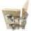 2Pcs Heavy-Duty Hydraulic Hinge Concealed Door Hinge System Dry Hanging Installation Fire Marble Door Hardware 3