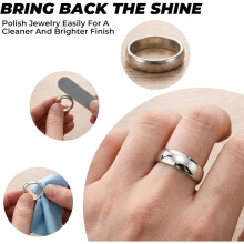 Ringgrößen-Messwerkzeug-Set, 13-Teilig, mit Ringdorn Zur Größenbestimmung, Fingerringgröße, Ringformer Zur Fixierung und Reparatur Des Dorns