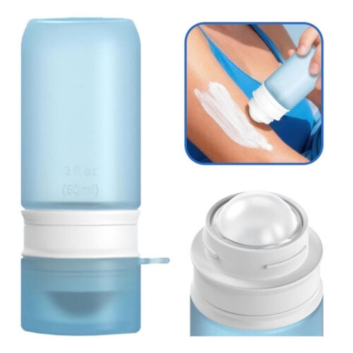 Refillable Sunscreen Applicator Roller  Back Applicator Lotion Dispenser Bottle for Easy Sun Protection 1
