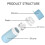 Refillable Sunscreen Applicator Roller  Back Applicator Lotion Dispenser Bottle for Easy Sun Protection 3