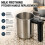 Milk Jug Handle Replacement for  Luxe Cafe Milk Frother Replacement 2-Pack Grip Fix Kit,for Coffee Machine Milk Jug 3