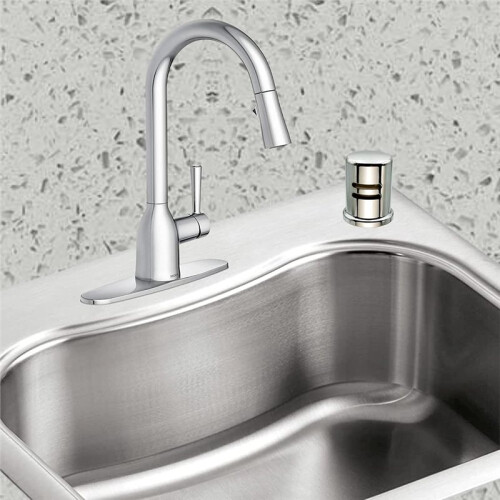 Dishwasher Air  Kit with Escutcheon Cover, Prevent Backflow for Kitchen Sink Dishwasher Drain System 1
