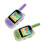 2 Unidades de Walkie-Talkie Infantil com Câmera Inteligente Recarregável e Wi-Fi, Tela de 1,3 Polegadas, Câmera de Polegar para Foto e Vídeo 2
