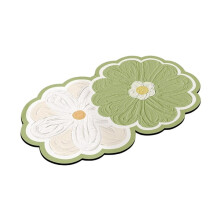 Non-Slip Diatomite Bathroom Mat Wear-Resistant Quick Dry Absorbent Floor Mat Water-Absorbing Soft Flower Door C