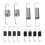 59207 Carburetor Throttle Return Springs Replacement for Dorman Spring 12 Pcs Replacement for Dorman 59207 1