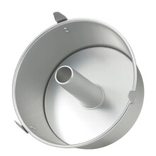 Aluminum Angel Food Tube Cake Pan,10 in. Natural Anodized Aluminum Bakeware, Even Heating & Rust-Resistant