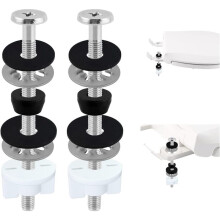 Universal Toilet Bolts Kit for /American Standard/TOTO/Glacier Bay, Stainless Steel Toilet Screws Kits