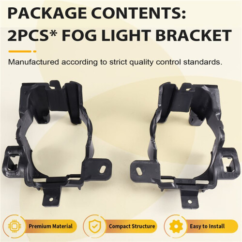 Fog Light Bracket 9675686980 9675687980 for  208 2012-2019 Front Bumper Mounting Bracket Accessories 1