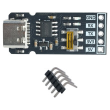 CH340N Convertidor USB A UART TTL Tipo C Módulo USB A Puerto Serie Nivel 3,3 V 5 V RX/TX Descargar Herramientas de Depuración