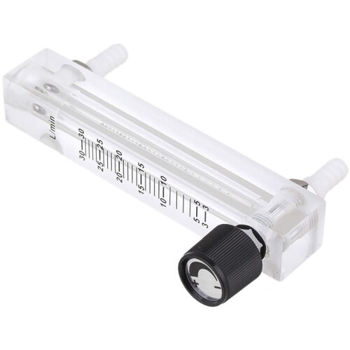 Multicolor Acrylic 3-30LPM LZQ-7 Oxygen Air Gas Flowmeter with Control Valve for Oxygen Adjustable 2