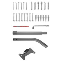 For Starlink V5 Wall Mount Kit for Starlink V5 Pipe and Install Bracket Suitable for Roof Top Exterior Wall Install