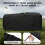 Tennis Stringing Machine Cover, with Reflective Handle and Dual-Direction Drawstring, Stringing Machine Cover 4