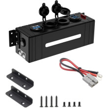 RV Modification USB Car Charger, Voltmeter Lighter Control Box, with for Anderson Cable