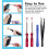 1set Replacement 3D Analog Joystick Kit for  2 (Includes Tools),Repair Tool Kit 6