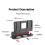 Wall Stand Dock for  2 Console Universal Storage Rack /OLED Consoles with Charging for Controllers 10