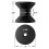 Protective Boat Trailer Bow Stop Roller 3''X1/2'', Wear-Resistant Nylon Bow Guide Roller for Marine Boat Trailer Loading 8
