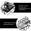 Iron Wire Front Basket Universal Storage Cargo Basket for Electric Scooter Bicycle with Mounting Bracket 6