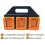 Support de Transport pour 6 Batteries pour  20 V Lithium avec Poignée pour Outils Électriques 5