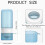 Refillable Sunscreen Applicator Roller  Back Applicator Lotion Dispenser Bottle for Easy Sun Protection 6