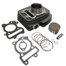 57.3mm Motorcycle Engine Cylinder Kit for TNT150 BJ150-29A BJ150-29B 154FMI-7 Engine Piston Gaskets Complete Set