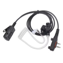 New Walkie Talkie PTT Mic Headset Earpiece for IC-F16 F21 F26 F1000 F4000 F4001 V8 V80 Radio Air Tube Headphones