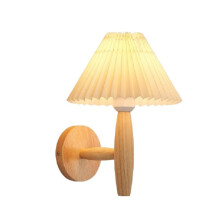 Applique Murale Plissée en Forme de Parapluie, Lampe LED Décorative pour Jardin, Porche ou Intérieur Moderne