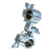Support de Caméra de Vélo en Aluminium à Double Tête, Fixation Réglable à 180 pour Guidon de Vélo, Compatible avec pour OSMO Ser / pour
