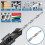5pcs Counterbore Drill Bit Set for 5, 6, 8, 10, 12 Screws,M2  Drill Bits with 1/4" Hex Shank 2
