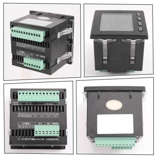 3 Phase Power Meter Short Case Ampere Voltage Kwh Watt Var Power Factor Frequency LCD Multifunction Meter 1