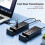 8  USB Hub Charging & Data Transfer Station with Phone Holder 4 USB 4 Type C PD Charge Data Sync 480Mbps for Laptop 3