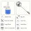 1/2" Float Valve No Power Automatic Closing Water Tank  Auto Water Level Shut Off Controller 2