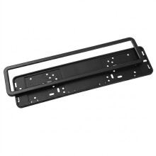 Saloon Car License Plate Frame License Plate Holder for EU RU Standard Vehicle Auto License Plates Black